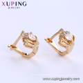 64577 Xuping jewelry set for women pendant and earring noble 18k gold covering two pieces set